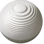12" White Sandstone Garden Stone