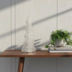 16" Glam Gold And Faux Crystals Christmas Tree Tabletop Sculpture