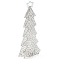16" Glam Gold And Faux Crystals Christmas Tree Tabletop Sculpture