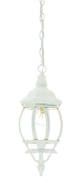 White Glass Globe Hanging Light