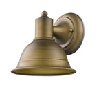 Brushed Gold Aluminum Wall Sconce