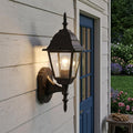 Antique Brown Swing Arm Outdoor Wall Light