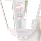 Distressed White Swing Arm Outdoor Wall Light
