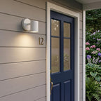 White LED One Light Outdoor Can Shape Wall Sconce