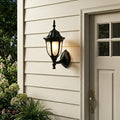 Matte Black Lamp Shape Swing Arm Wall Light