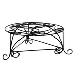 6" Black And Gold Metal Garden Accents Accessories