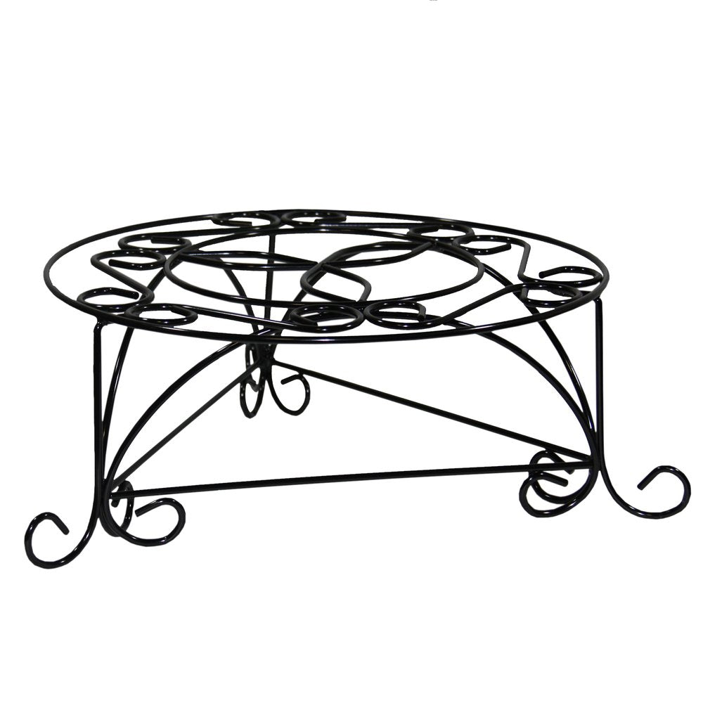 6" Black And Gold Metal Garden Accents Accessories