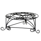 6" Black And Gold Metal Garden Accents Accessories