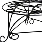 6" Black And Gold Metal Garden Accents Accessories