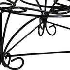 6" Black And Gold Metal Garden Accents Accessories