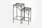 26" Black And Gold Metal Garden Accents Accessories