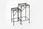 26" Black And Gold Metal Garden Accents Accessories