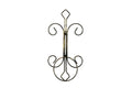 16" Black And Gold Metal Garden Accents Accessories