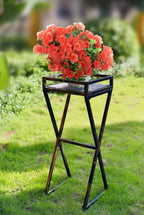 36" Black And Gold Metal Garden Accents Accessories