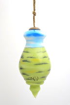 A day at the Vineyard Hand Painted Mouth Blown Glass Ornament