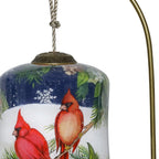 Red White And Blue Glass Holiday Shaped Ornament