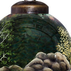 Green Glass Ball Ornament