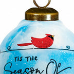 Red Blue And Green Glass Finial Ornament