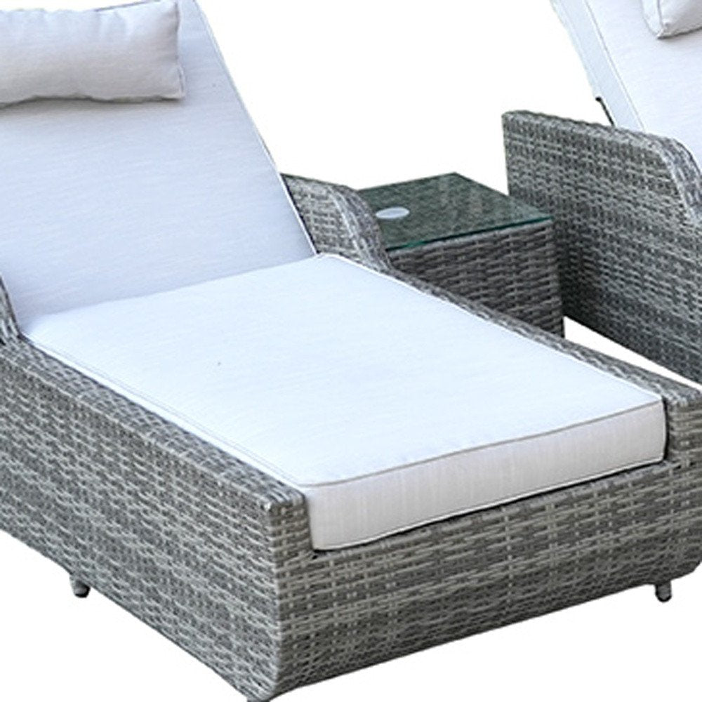 Twelve Piece Gray Wicker Multiple Chairs Seating Group With Fire Pit And Table
