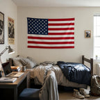 3' x 5' Red White And Blue Embroidered Nylon American Flag