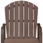 Set of Two 28" Brown Aluminum Outdoor Bar Height Chairs