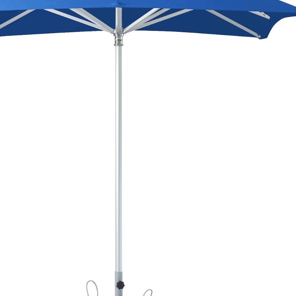 102" Blue Polyester Square Market Patio Umbrella