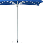 102" Blue Polyester Square Market Patio Umbrella
