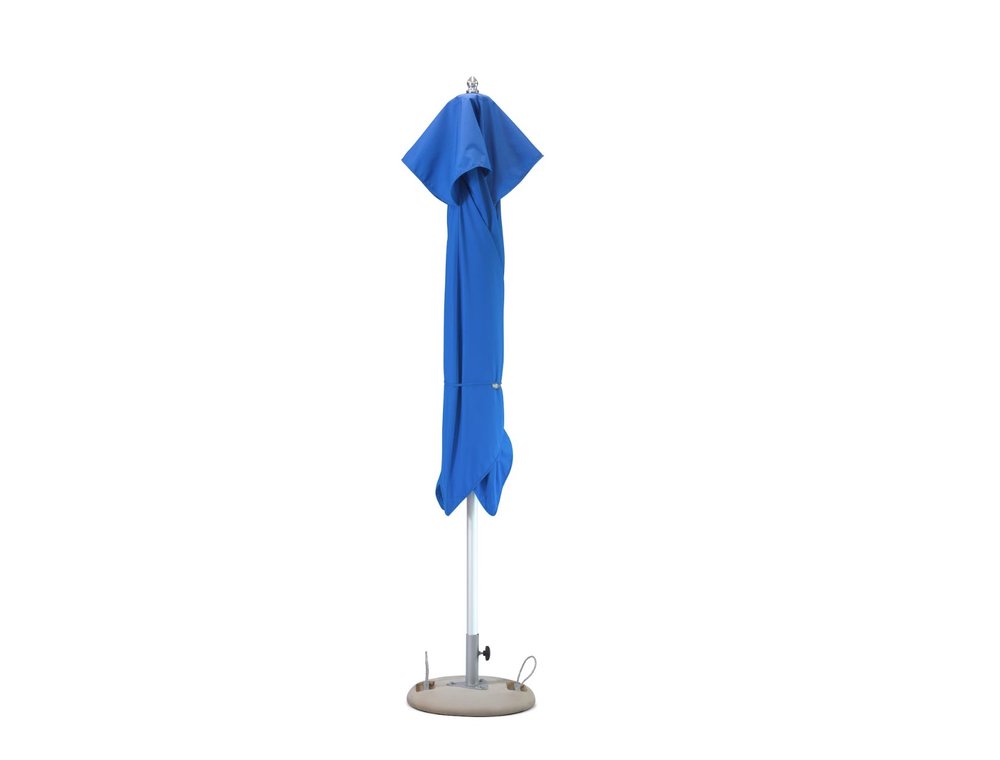 102" Blue Polyester Square Market Patio Umbrella