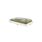 24" X 36" Stonewashed Sage Medallion Pillow Style Pet Bed With Removable Cover