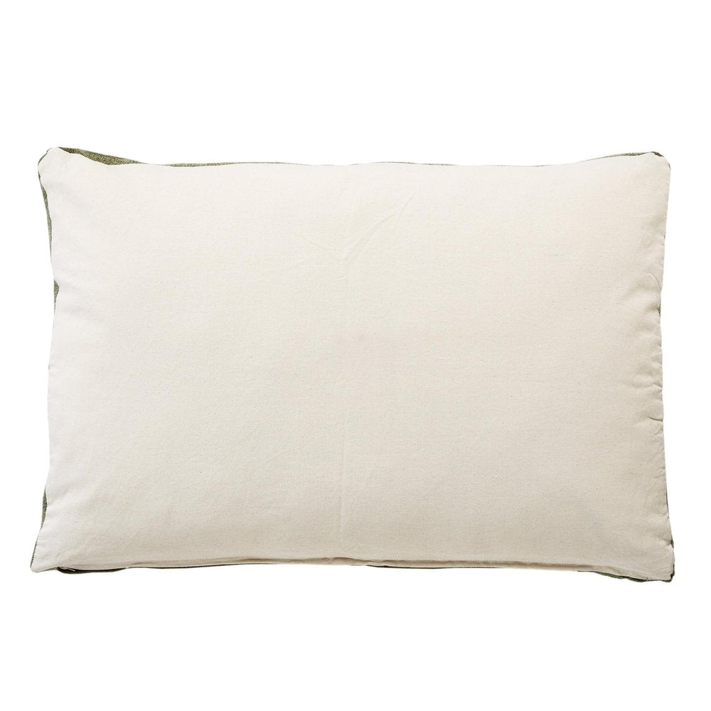24" X 36" Stonewashed Sage Medallion Pillow Style Pet Bed With Removable Cover