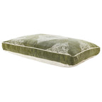 24" X 36" Stonewashed Sage Medallion Pillow Style Pet Bed With Removable Cover