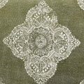 24" X 36" Stonewashed Sage Medallion Pillow Style Pet Bed With Removable Cover