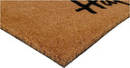 17" X 29" Natural and Black Coir Bumblee Bee Happy Outdoor Door Mat