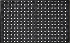 18" X 30" Black Rubber Weave Outdoor Door Mat