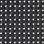 18" X 30" Black Rubber Weave Outdoor Door Mat