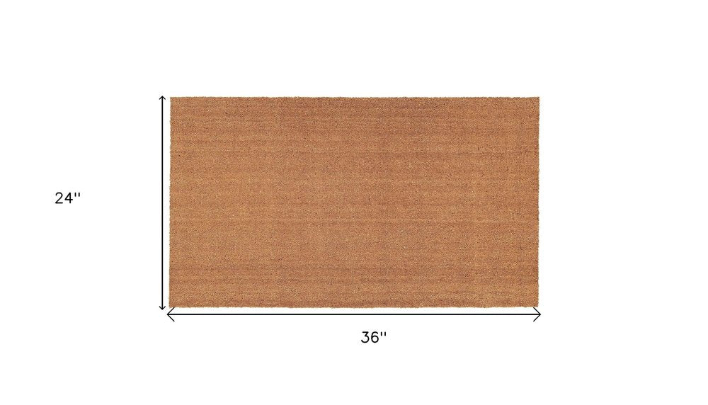 17" X 29" Natural Coir Outdoor Door Mat