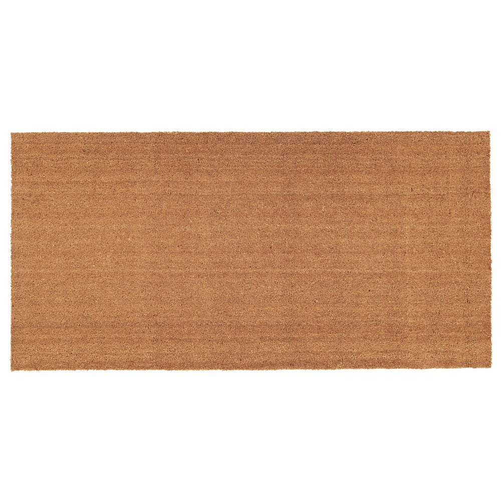 24" X 48" Natural Coir Solid Color Outdoor Door Mat