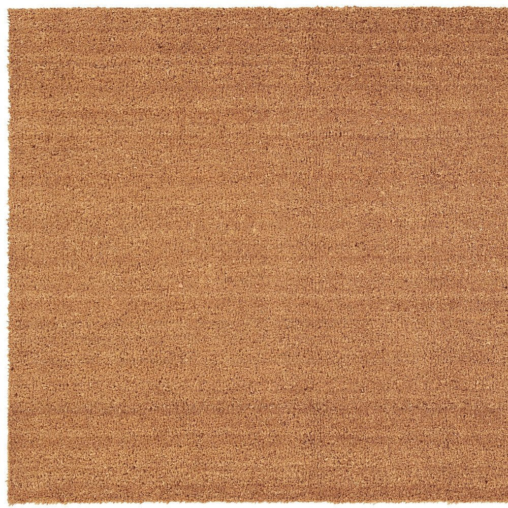 24" X 48" Natural Coir Solid Color Outdoor Door Mat