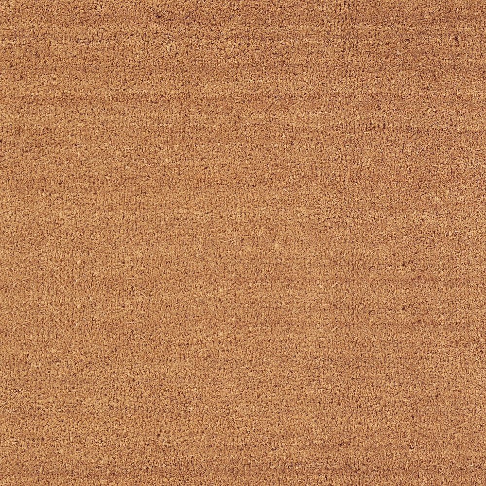 24" X 48" Natural Coir Solid Color Outdoor Door Mat