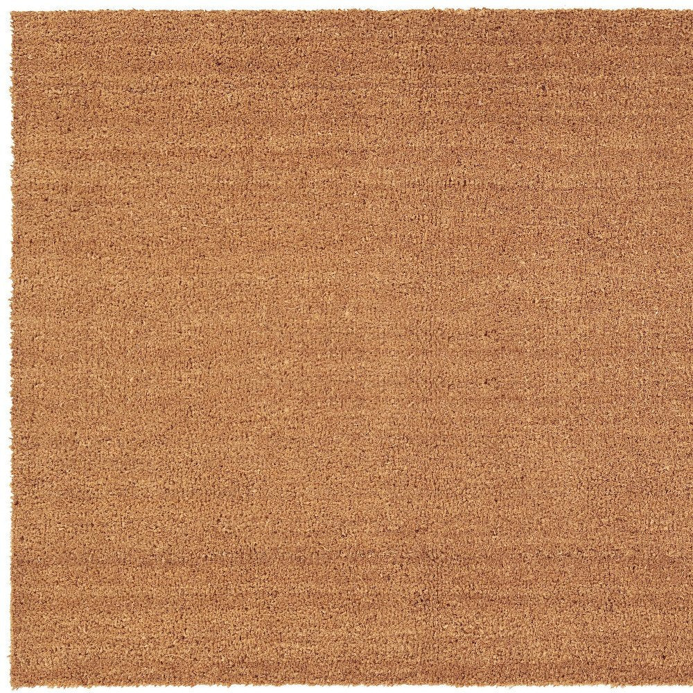 24" X 48" Natural Coir Solid Color Outdoor Door Mat
