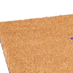 17" X 29" Natural Red White and Blue Coir Texas Outdoor Door Mat