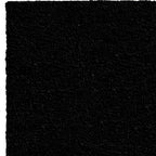 24" X 36" Black and Natural Coir Hello Outdoor Door Mat