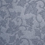 24" X 36" Light Gray Rubber Botanical Leaves Outdoor Door Mat
