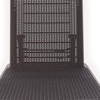 75" Brown Heavy Duty Plastic Outdoor Stacking Chaise Lounge