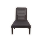75" Brown Heavy Duty Plastic Outdoor Stacking Chaise Lounge