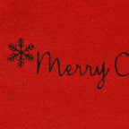 24" X 36" Red and Black Coir Merry Christmas Outdoor Christmas Door Mat