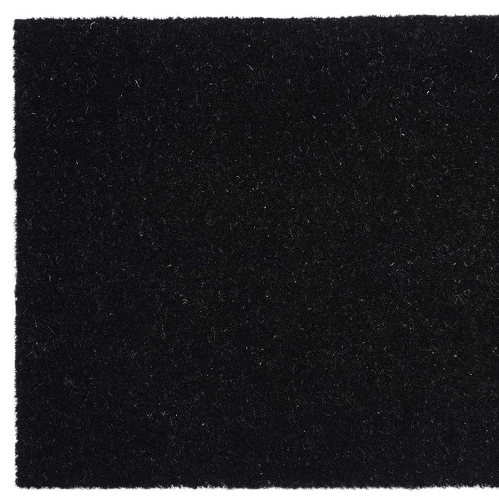 17" X 29" Black and White Coir Skull Outdoor Halloween Door Mat