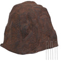 22" Brown Polyresin Faux Rock