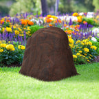 22" Brown Polyresin Faux Rock