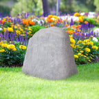 22" Gray Polyresin Faux Rock